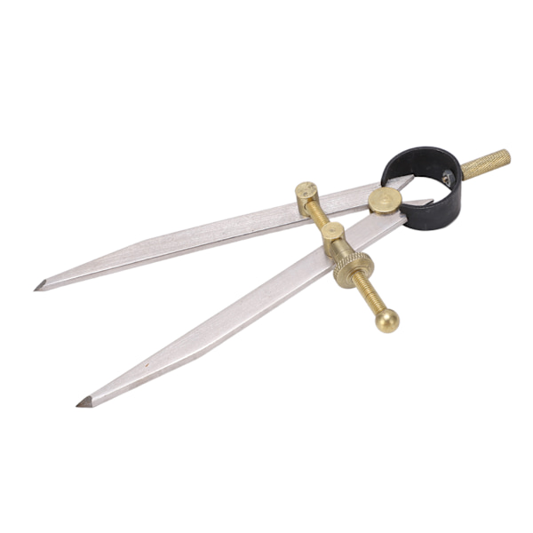 Vinkelhake med hög precision, rostbeständig, justerbar, låsbar läderdelare i guld för DIY-läderhantverk 175 mm