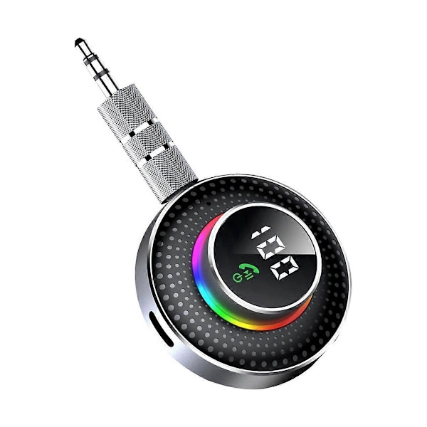 Bluetooth 5.3 Modtager til Bil med Støjreducerende Bluetooth AUX Adapter