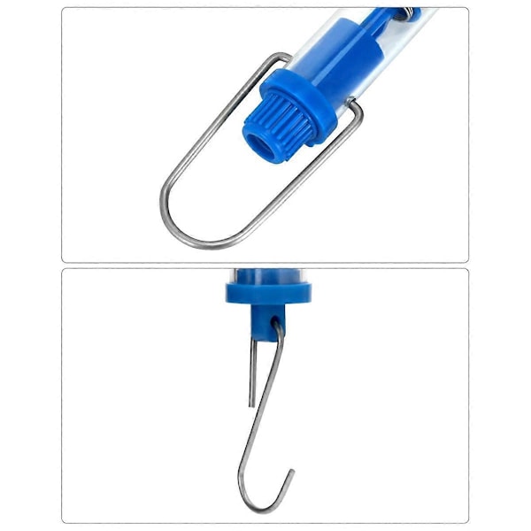 10-pack 5N Transparent Fjäderbalans Hängande Tub Fjädervåg