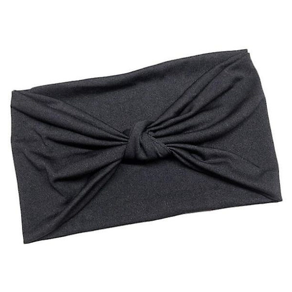 Mjuk Elastisk Turbanhuvudband för Kvinnor (2-pack)