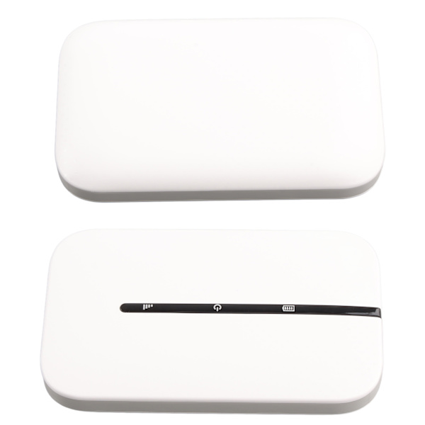 4G WiFi-router Hvid SIM-kortplads Op til 10 brugere 2,4GHz batteridrevet 4G LTE-router til telefon pc-tablet