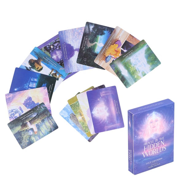 Underhållning Belagd Pappers Tarot Kort Spådom Spelkort Interaktion Brädspel