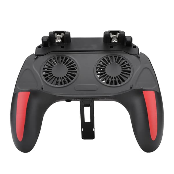 Mobiltelefon Spelkontroll med Dubbla Kylfläktar Värmeavledning Gamepad Power Handle