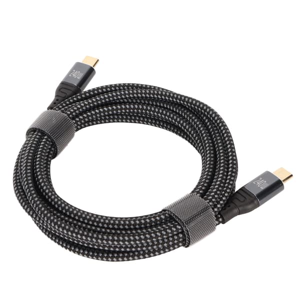 USB C til USB C Kabel Han til Han PD240W 3 Meter Lang PD3.1 E Mark Chip Type C Opladningskabel til Laptop Telefon Tablet