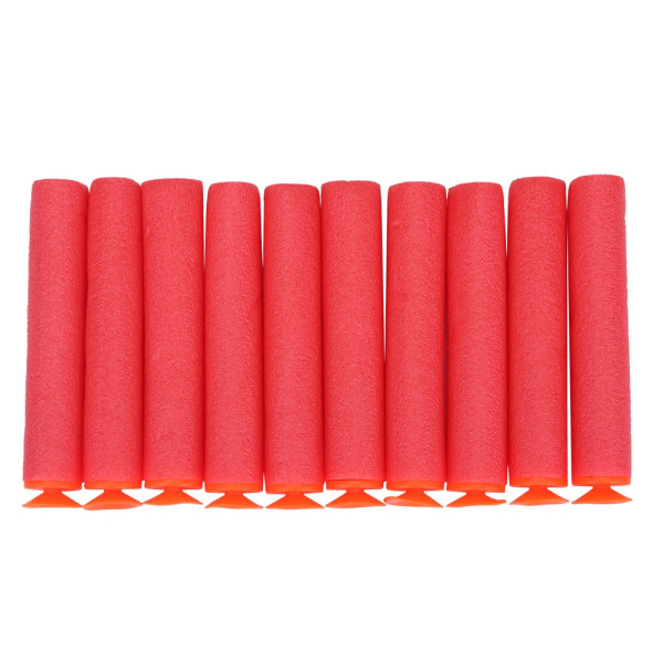 Soft Refill Bullets Dart - 100st EVA Foam Återanvändbart tillbehör red