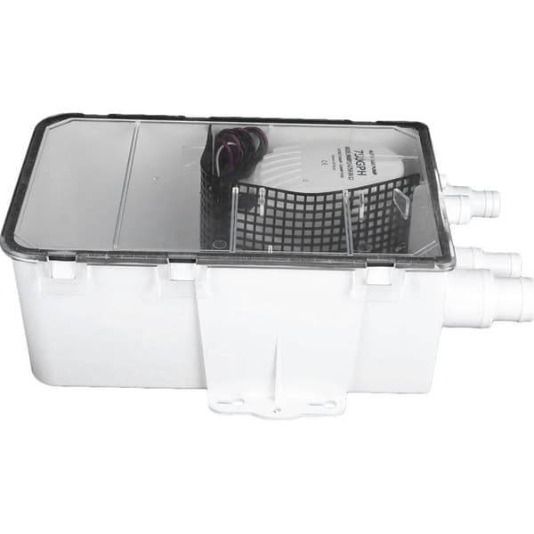12V 750GPH Lænsepumpesystem til bådbruser, autocamper, marine afløbsboks, multi-port