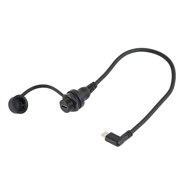Infälld panelmontering förlängningskabel vinkel Typ C hane till hona instrumentpanelmontering kabel för bil båt vinkel