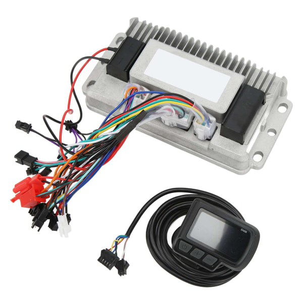 36V 48V 1000W borstlös motorstyrenhet EN06 LCD- set 3-läges sinusvågskontrollsats för elcykel