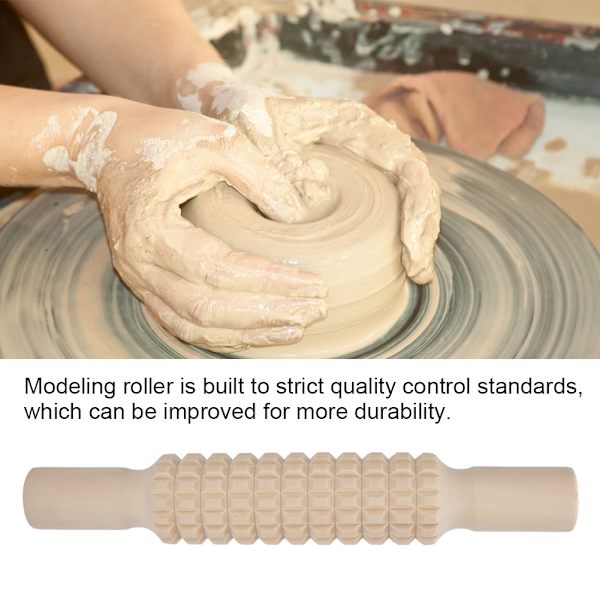 Rolling Stick Modellering Roller Keramik Verktyg Massivt trä Skulptur Kit Polerad hantverk Collection Gallertyp