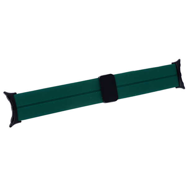 Elastisk silikoneurrem med magnetisk lukning og spænde i legering til Pixel Watch 2 - Army Green