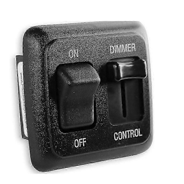 12 Volt DC Lysdæmperkontakt kompatibel med LED, Halogen, Glødepærer - RV, Auto, Lastbil, Marine og Strip Belysning
