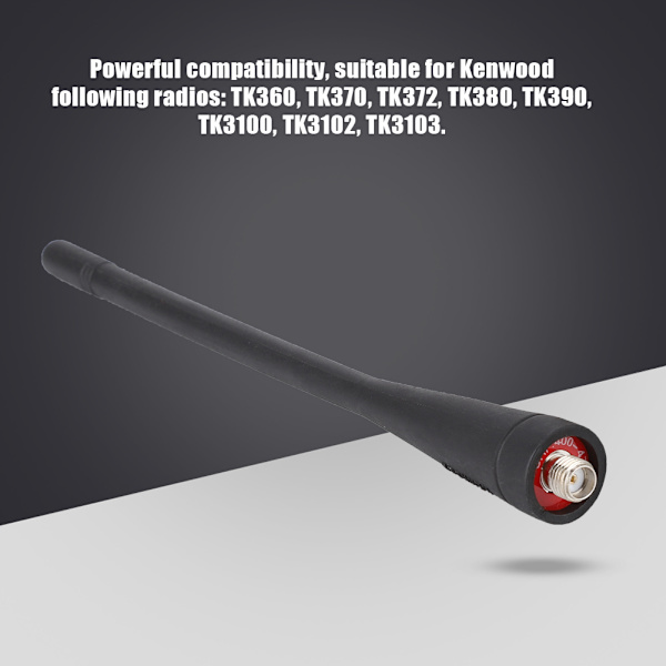 KRA27 UHF-piskantenn 400-470MHz för Kenwood-radio TK360 TK370 TK372 TK380 TK390 TK3100 TK3102