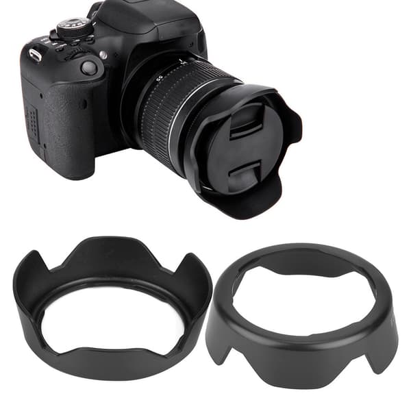 Modlysblænde til Canon EF-S 18-55mm f/3.5-5.6 II objektiv