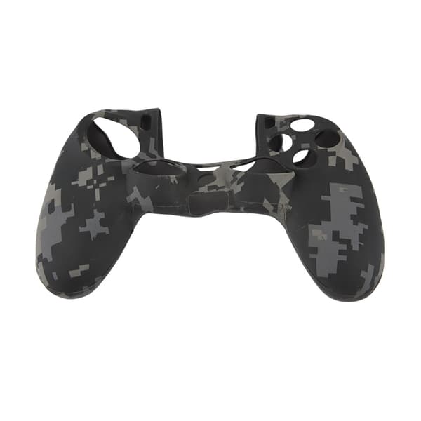 Mjukt silikonfodral Dammtätt skydd Handtagsskydd för PS4-kontroller Grå