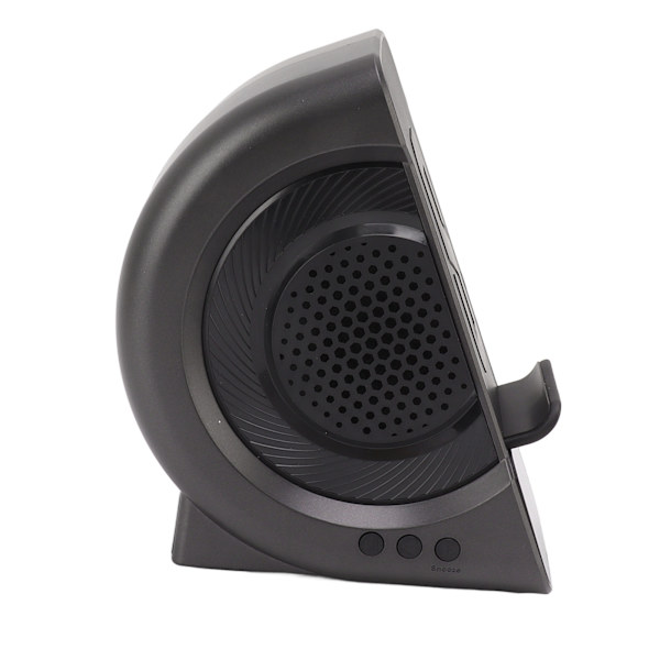 3 i 1 Bluetooth-högtalare PC ABS väckarklocka med trådlös laddning för sängbord 10W grå