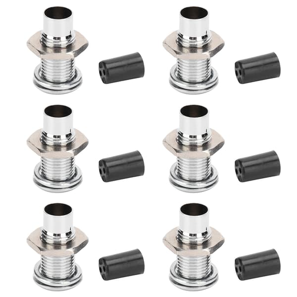 20 stk LED-holder ramme montering lysdiode flat metall messingbase industriell kontroll 5 mm