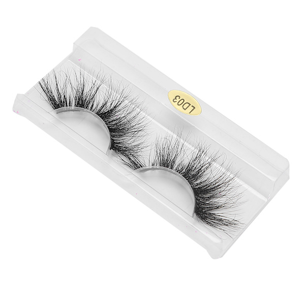 5D 25mm Falska Ögonfransar Makeup Falska Ögonfransar Fluffy Curling Långa Falska ÖgonfransarLD03