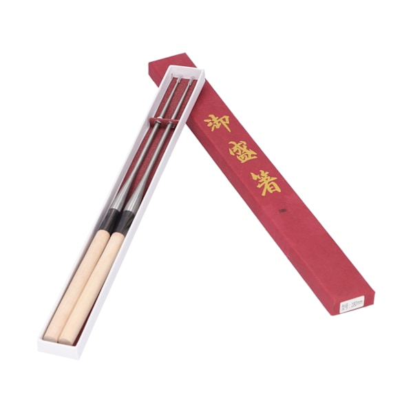 Japanilaiset sushi-syömäpuikot puukahvalla, ruoanlaittovälineet, tarjoiluastiat, 180 mm