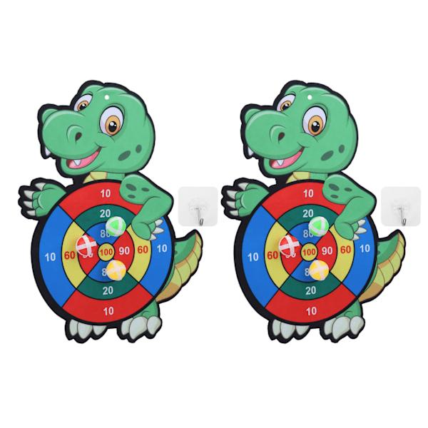 Barns Dart Set Plast Darttavla Spel Cartoon Inomhus Utomhus Leksak Barn Present med Klibbig BollBarns Dart Spel