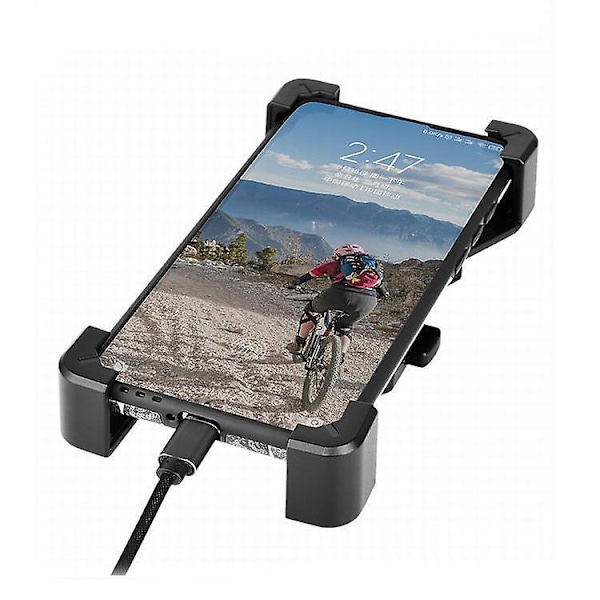 Motorcykeltelefonhållare - Säker Enhandscykelhållare för ATV, Scooter - iPhone Kompatibel