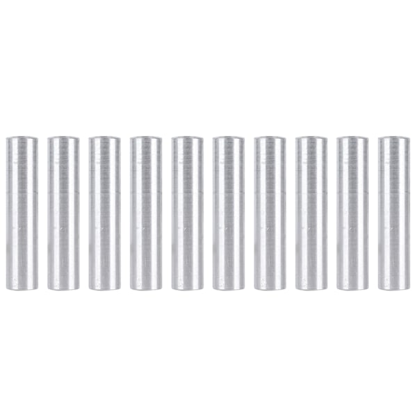 10 st aluminiumlegering kolonn runda hontrådsdistanshållare stöd fästelement M4x0,7 mm lång 24 mm