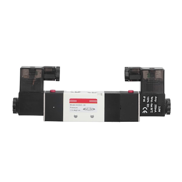 Pneumatisk magnetventil 3 positioner 5 vejs stabil Holdbar Robust Kompakt Rustfast Antikorrosionsmagnetventil DC24V