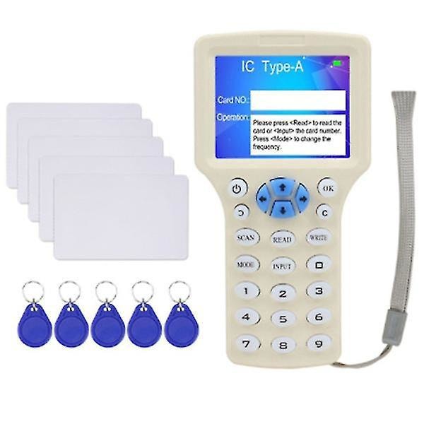 Rfid Kopimaskin Duplikator 125khz Nøkkelkort Nfc Leser Skriver 13.56mhz Kryptert Programmerer Usb Uid Kopi-DT