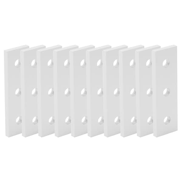 10 stk. Aluminium Flat Koblingsplate Flat Rett Skjøteplate 2020‑3 Hull