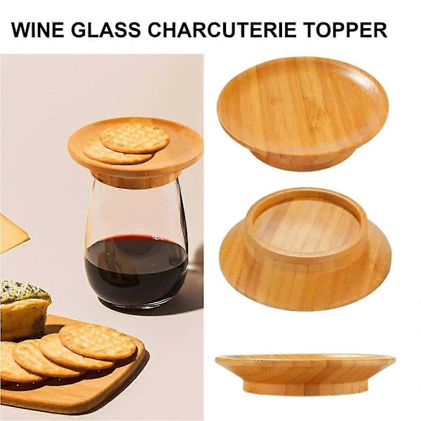 Vinglas Charcuteri Topper til Appetitplader 3 stk