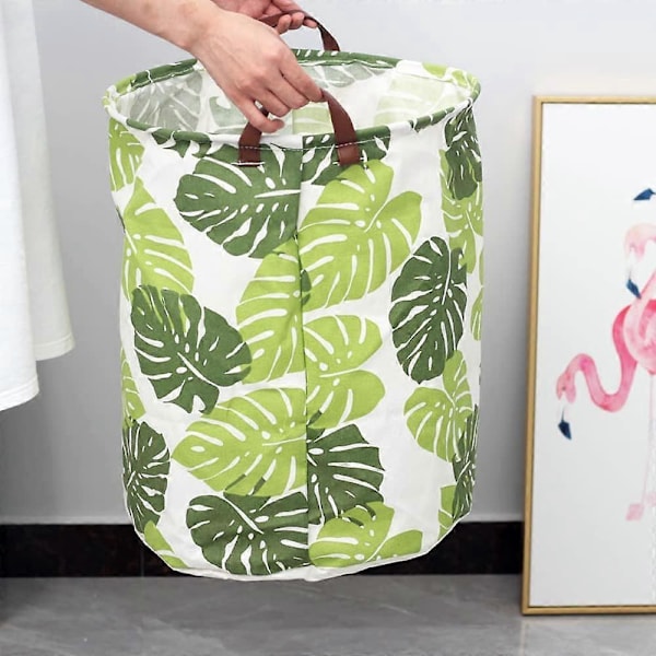 a Fashion Hopfällbar Tvättkorgar Tyg Tvättkorg Tvättkorg Kapacitet (Löv)