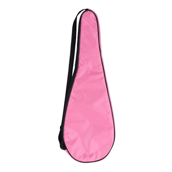 Squash Racket Cover Bag Lättvikt Vadderad Racket Bärväska med Justerbar Axelrem Rosa
