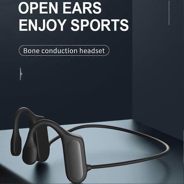 BL09 Bluetooth-compatible Headphones Open Ear Low Latency Rechargeable Bone Conduction Stereo Wireless Headset for Sports Red
