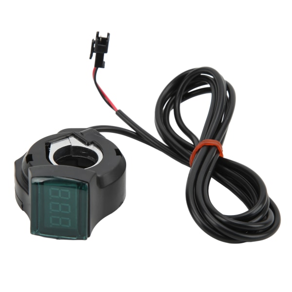 Elektrisk cykel Tommelfingergashastighed Styrende Controller Fingergas accelerator med rødt display