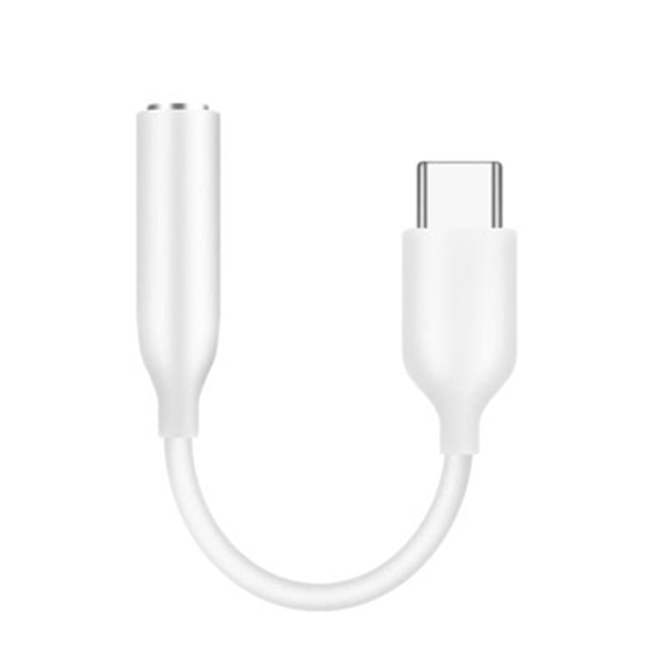 USB Type C till 3,5 mm hörlursuttag Adapter Hörlurar Ljudkabel för Samsung Note 10