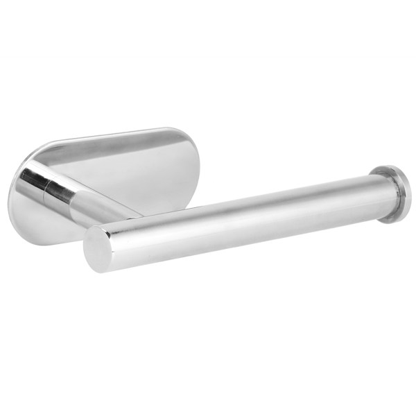 Moderne slagfri rullepapirholder i rustfrit stål til badeværelset (433045 blank overflade)