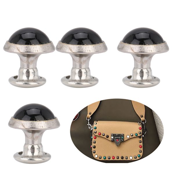 50 stk. 8 mm turkis nitter studs runde pigge armbånd taske dekorationer DIY håndværk tilbehør 18#