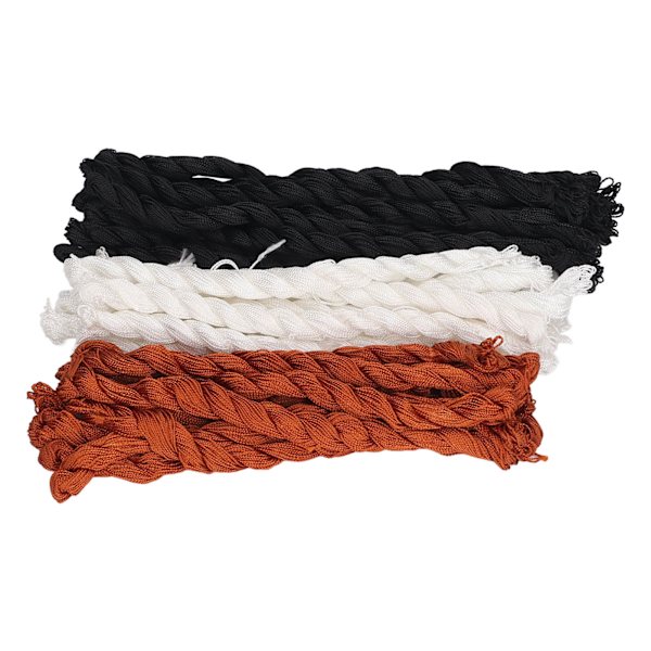 30 st Nylon Svart Vit Brun Bärbar DIY Praktisk sömnad Nylon för läderskosulor