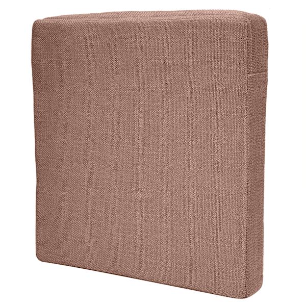 Husholdnings Firkantet Blød Yoga Gulvpude Aftagelig Vaskbar Meditationsmåtte Pude Kaffe 40 x 6 cm (L x B x H)