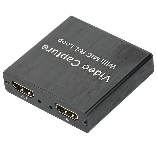 HDMI High Definition USB Video Capture Card Spel Live Mikrofon för OBS Inspelningsbox 4K