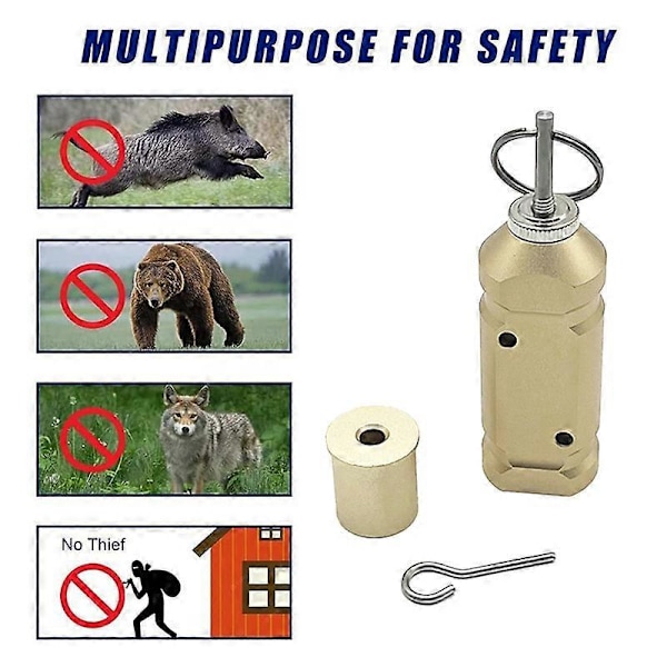 Perimeter Trip Alarm Kit for Camping og Sikkerhetseiendom (D)