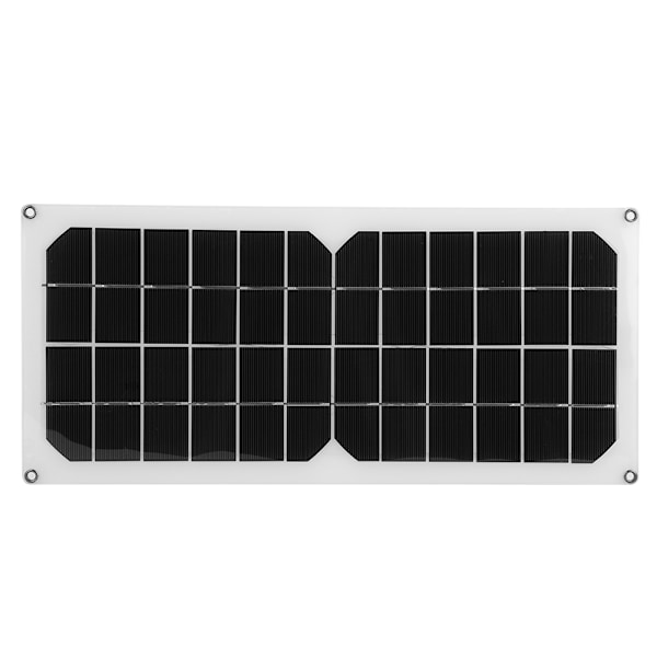 10W 12V Vanntett Monokrystallinsk Solcellepanel Fleksibelt Solcellepanel for Utendørs