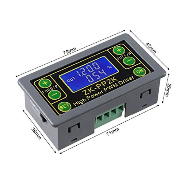 PWM Pulssignalgenerator -PP2K, Periodeforsinkelsesdrivmodul, 2 STK