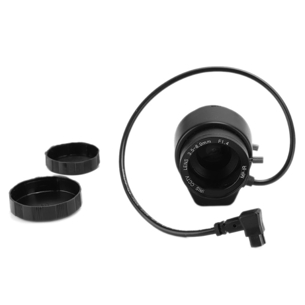 720P 3,5-8 mm brännvidd CCTV HD Autobländarobjektiv CS-fäste för övervakningsövervakningskamera