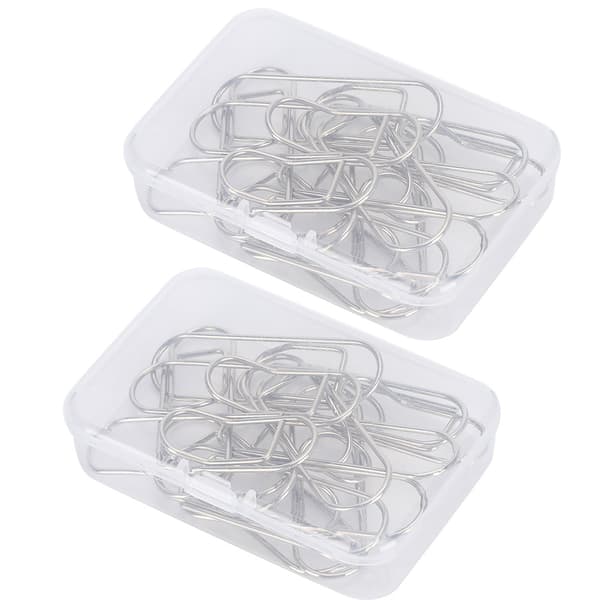 24 stk. blyantholderklips i metall, bindersform for notatbok, bilde, skrivesaker