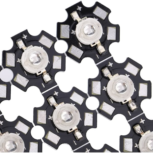 3W High Power LED Lampeperler Emitter Diode Chips til DIY Belysningsarmaturer Grøn