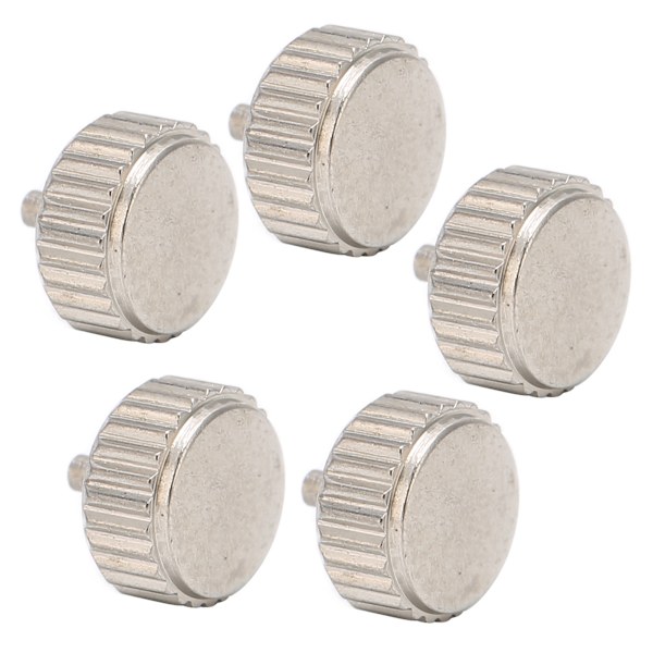 5 st klockkrondelar Bekväma stål Assorterade klockkrondelar för klockersättningstillbehör 6,5 mm / 0,26 tum