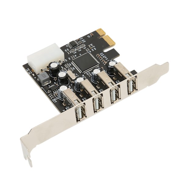 PCI E til USB Udvidelseskort Hub 4 USB2.0 Porte Understøtter Hot Plug Intern USB Hub til Windows 10 8 7 til Linux til OS X