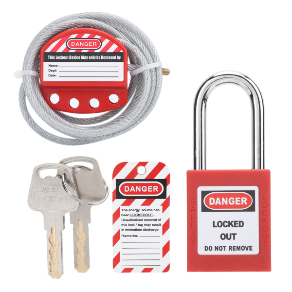 Kabellåsning Hasp Justerbar 6 mm/0,24 tum Diameter 38 mm/1,5 tum Längd 4 hål rostfritt stål
