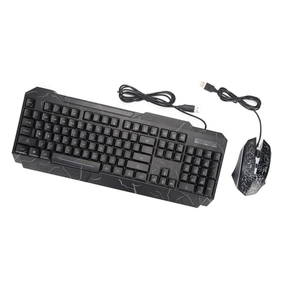 Tangentbords- och musset Multi-Model Datorer Lysande Trådbunden 4D Spelhårdvarukombo för Windows PC-spelare