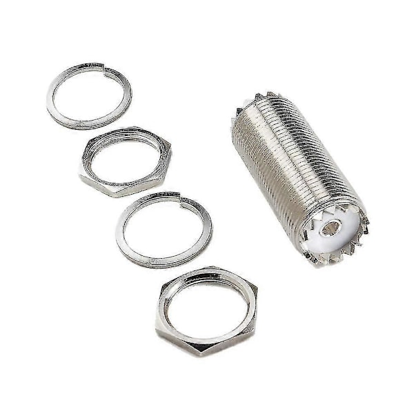 5 kpl Adapteri Uhf Naaras M16 Mutteri Bulkhead So239 Jack Paneelikiinnike Liitin Zekai
